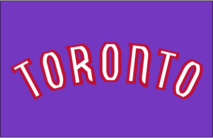 Toronto Raptors 1999-2003 Jersey Logo fabric transfer